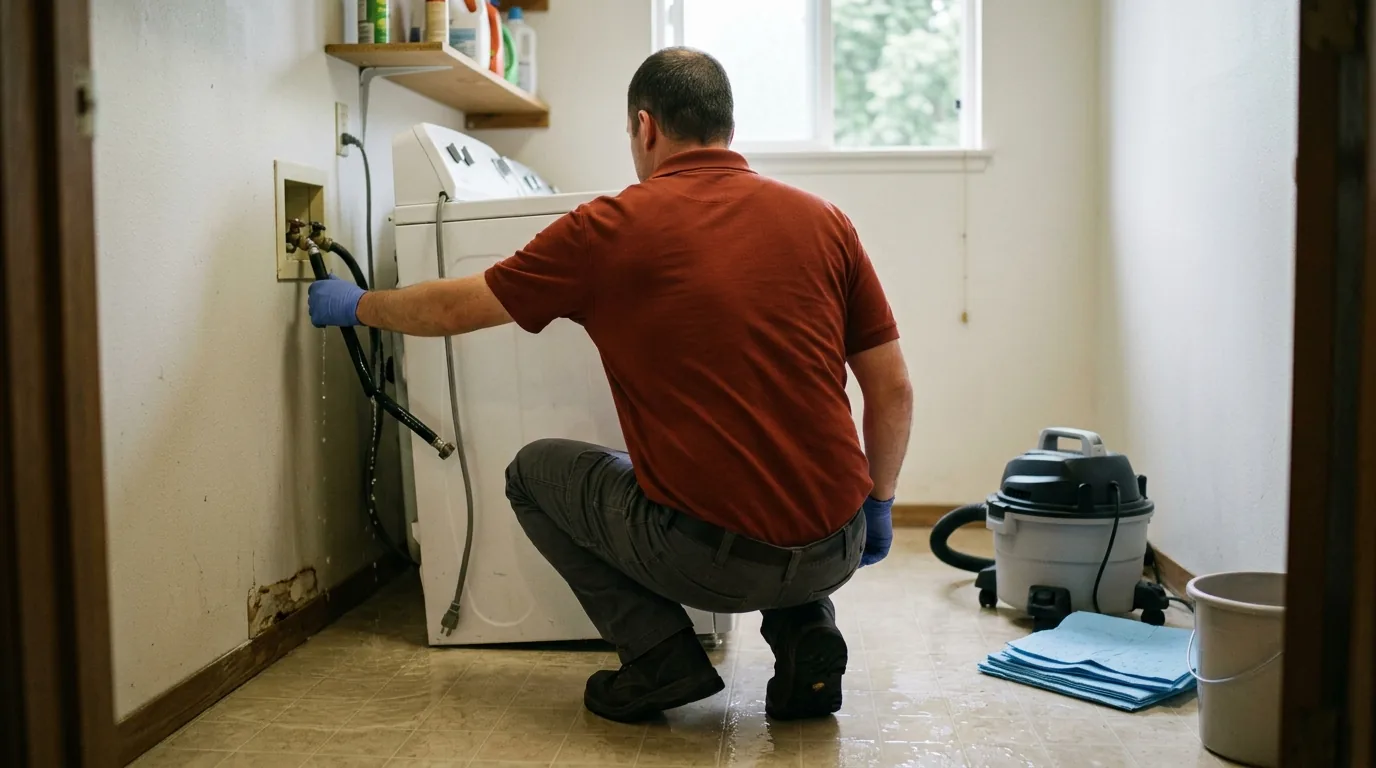 Appliance Leak Cleanup