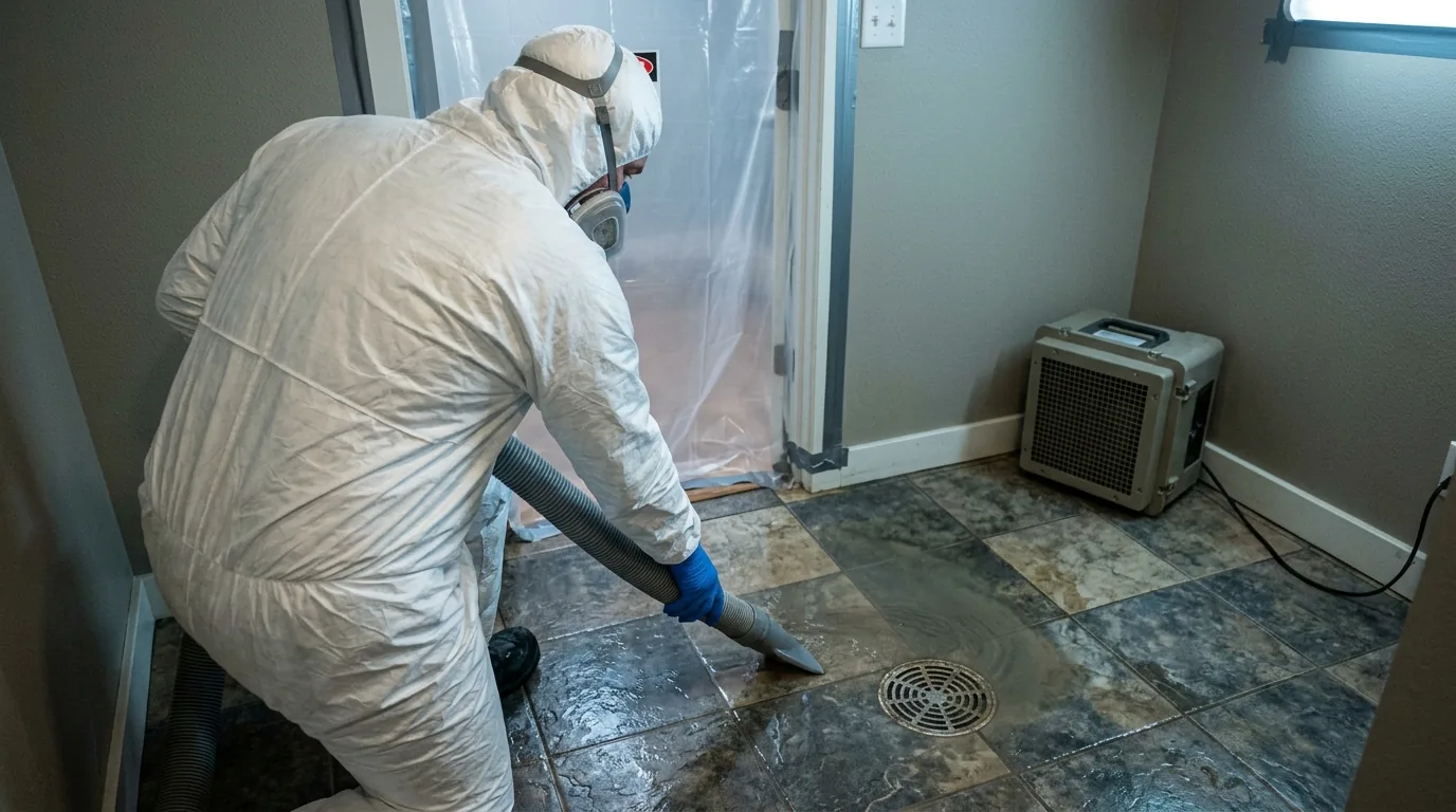 Sewage Cleanup and Sanitization
